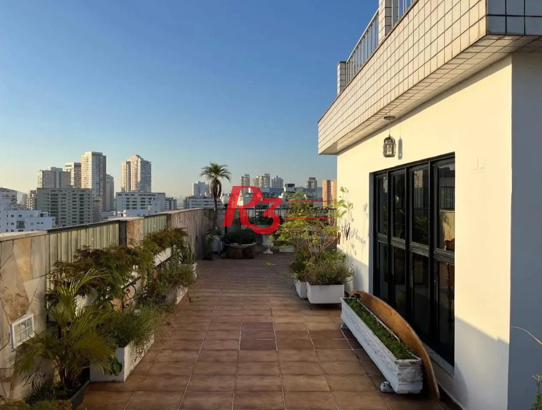 Cobertura à venda, 361 m² por R$ 2.490.000,00 - Ponta da Praia - Santos/SP