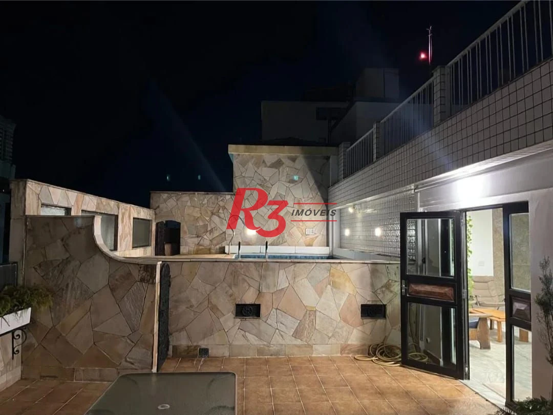 Cobertura à venda, 361 m² por R$ 2.490.000,00 - Ponta da Praia - Santos/SP