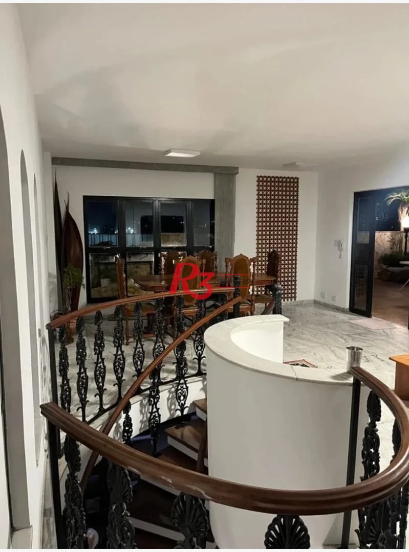 Cobertura à venda, 361 m² por R$ 2.490.000,00 - Ponta da Praia - Santos/SP