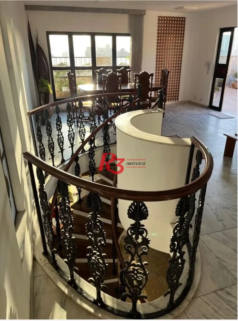 Cobertura à venda, 361 m² por R$ 2.490.000,00 - Ponta da Praia - Santos/SP