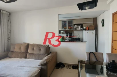 Apartamento à venda, 55 m² por R$ 790.000,00 - Embaré - Santos/SP