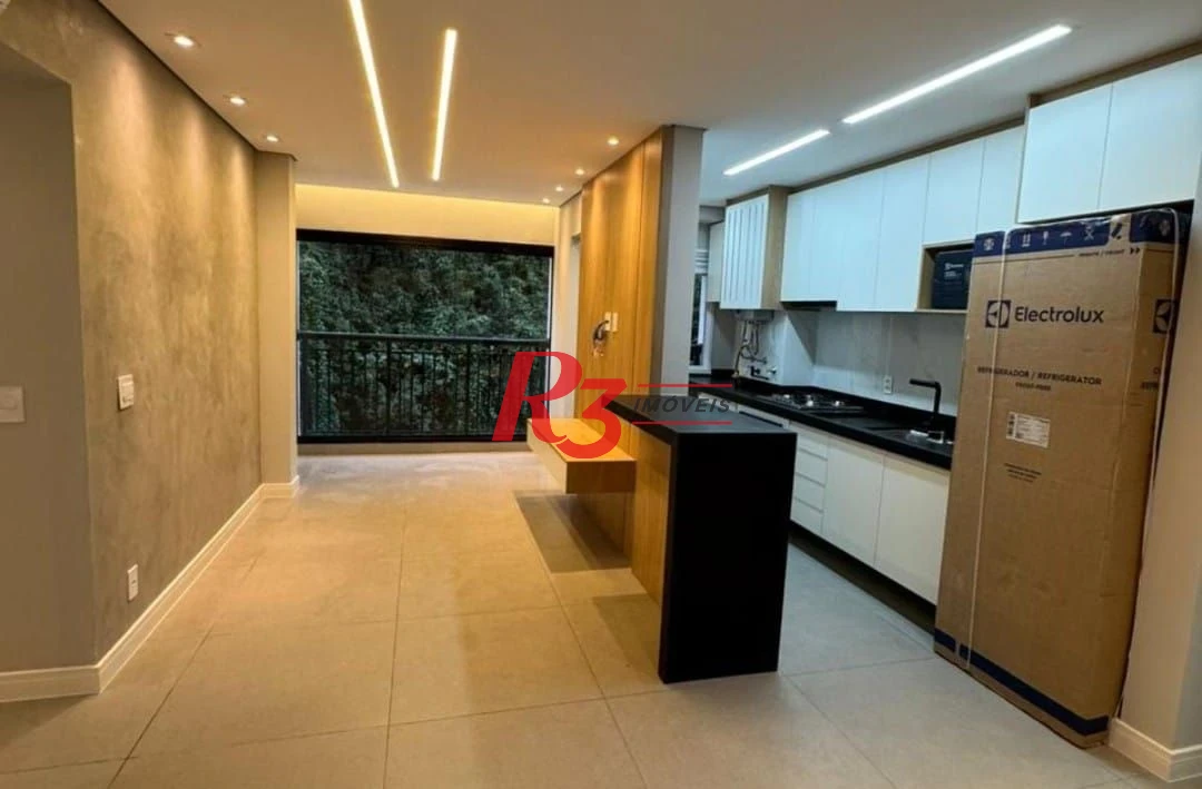 Apartamento com 2 dormitórios(1 suite), 72 m² - venda por R$ 800.000 ou aluguel por R$ 6.500/mês - Marapé - Santos/SP