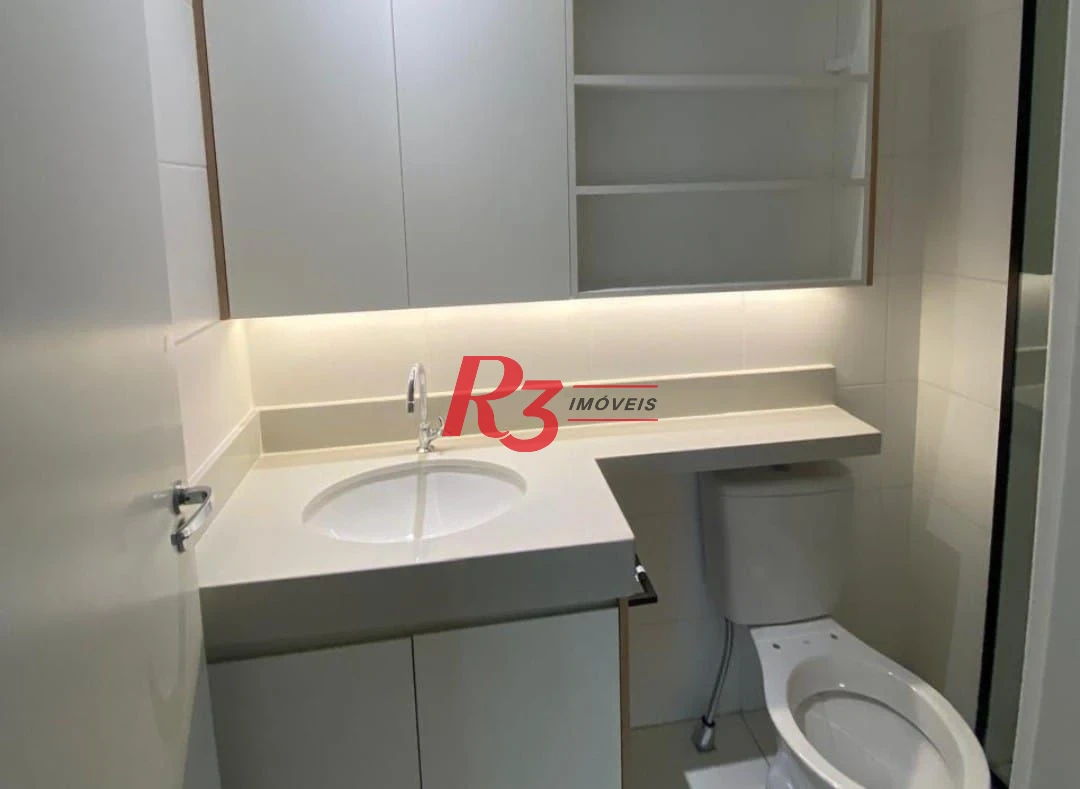Apartamento com 2 dormitórios(1 suite), 72 m² - venda por R$ 800.000 ou aluguel por R$ 6.500/mês - Marapé - Santos/SP
