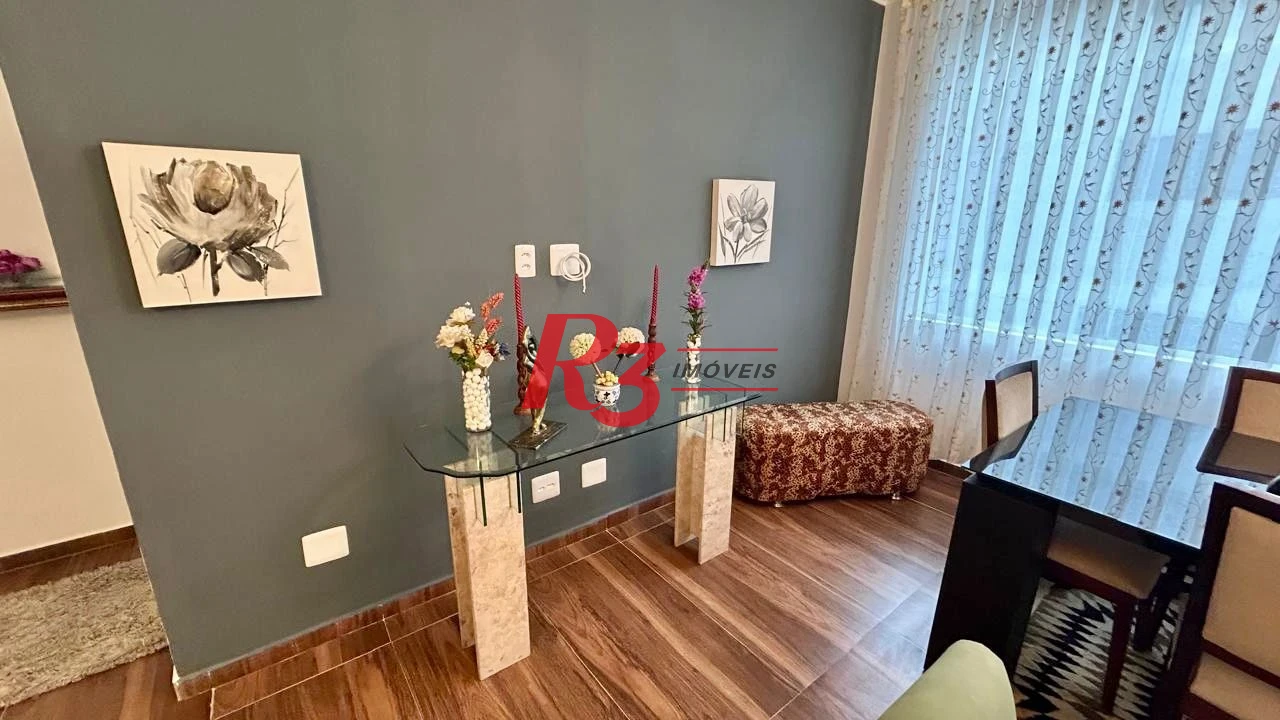 Apartamento com 1 dormitório à venda, 70 m² por R$ 570.000,00 - Pompéia - Santos/SP