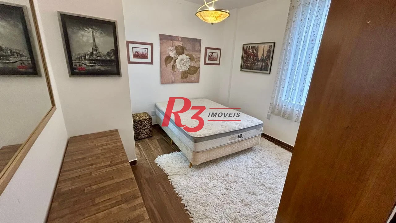 Apartamento com 1 dormitório à venda, 70 m² por R$ 570.000,00 - Pompéia - Santos/SP