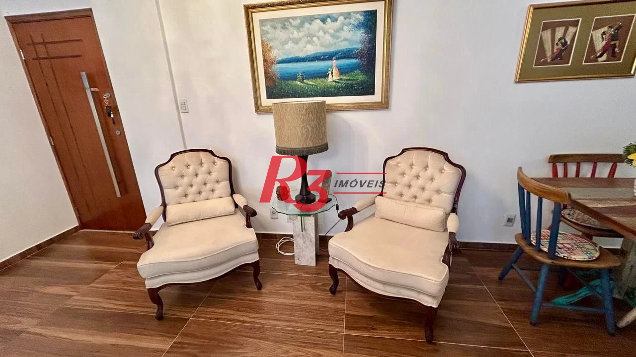 Apartamento com 1 dormitório à venda, 70 m² por R$ 570.000,00 - Pompéia - Santos/SP