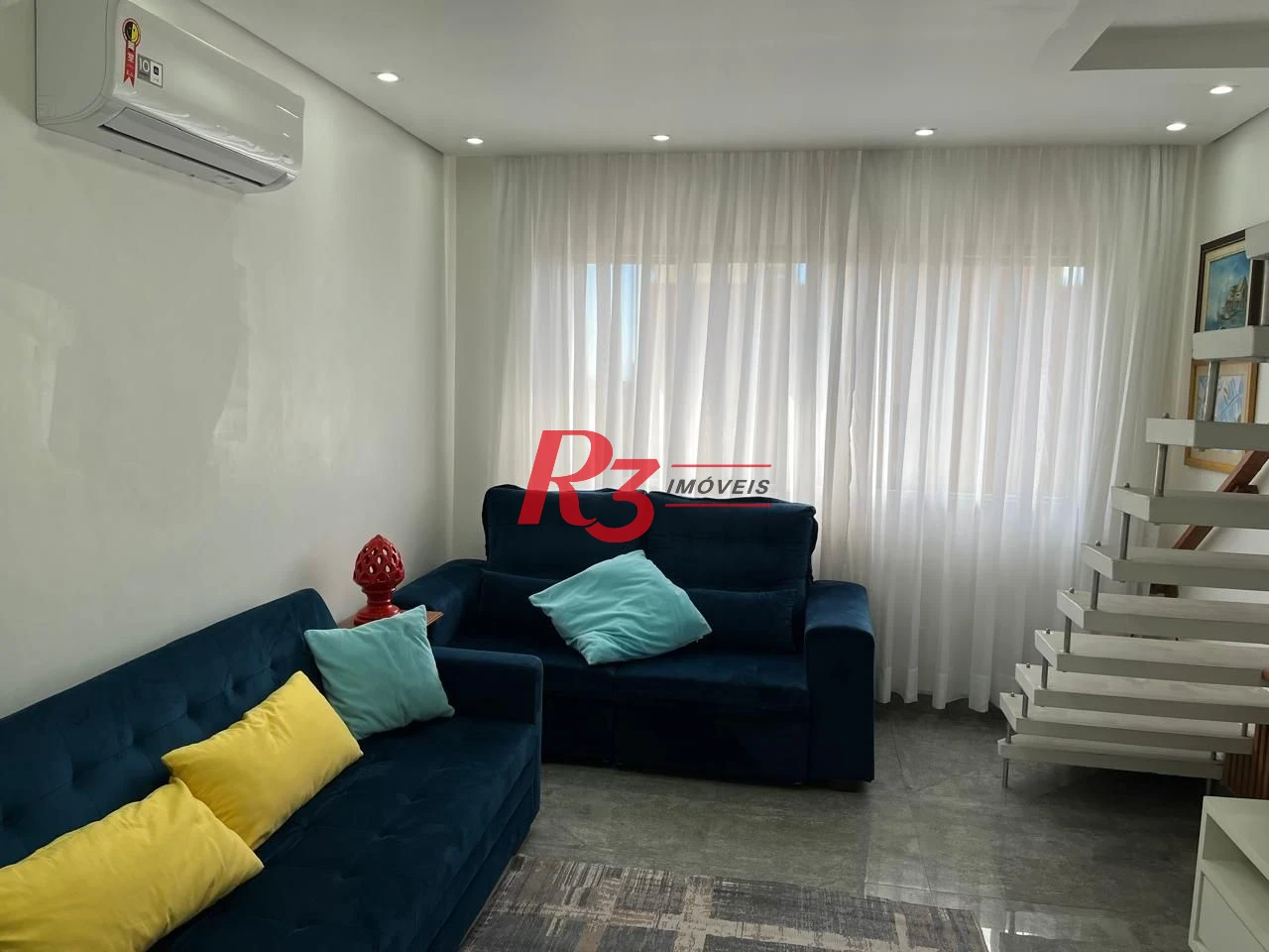 Cobertura à venda, 178 m² por R$ 1.800.000,00 - Aparecida - Santos/SP