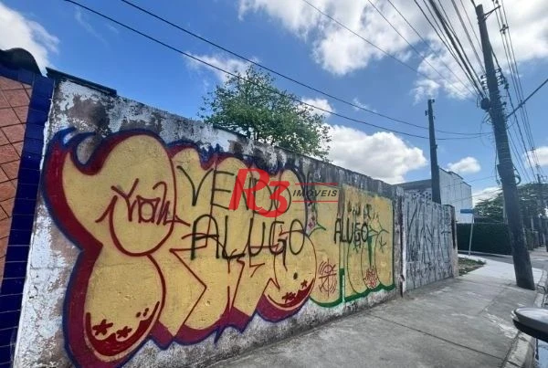 Terreno, 300 m² - venda por R$ 585.000,00 ou aluguel por R$ 4.000,00/mês - Estuário - Santos/SP
