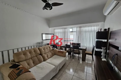 Apartamento com 3 dormitórios à venda, 105 m² por R$ 599.000,00 - Marapé - Santos/SP