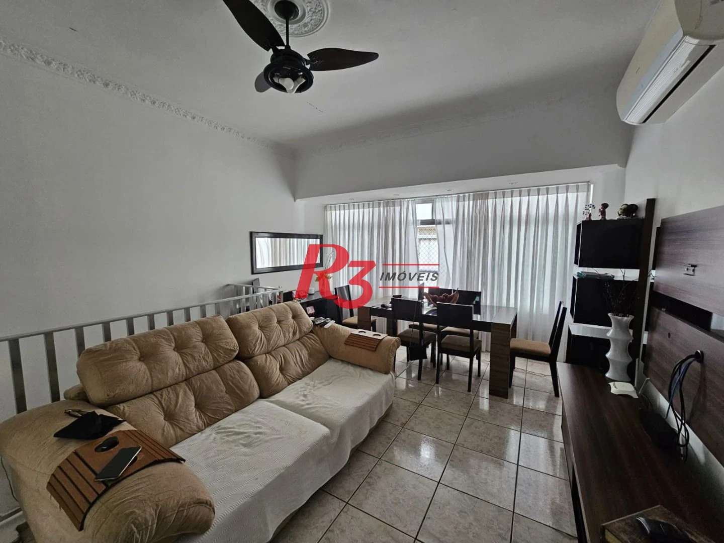Apartamento com 3 dormitórios à venda, 105 m² por R$ 599.000,00 - Marapé - Santos/SP
