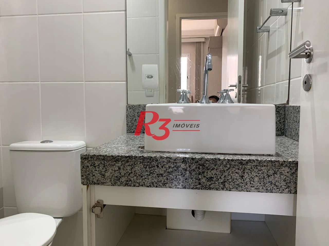 Apartamento com 3 dormitórios para alugar, 84 m² por R$ 5.590,00/mês - Marapé - Santos/SP