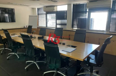 Sala para alugar, 190 m² por R$ 6.400,00/mês - Centro - Santos/SP