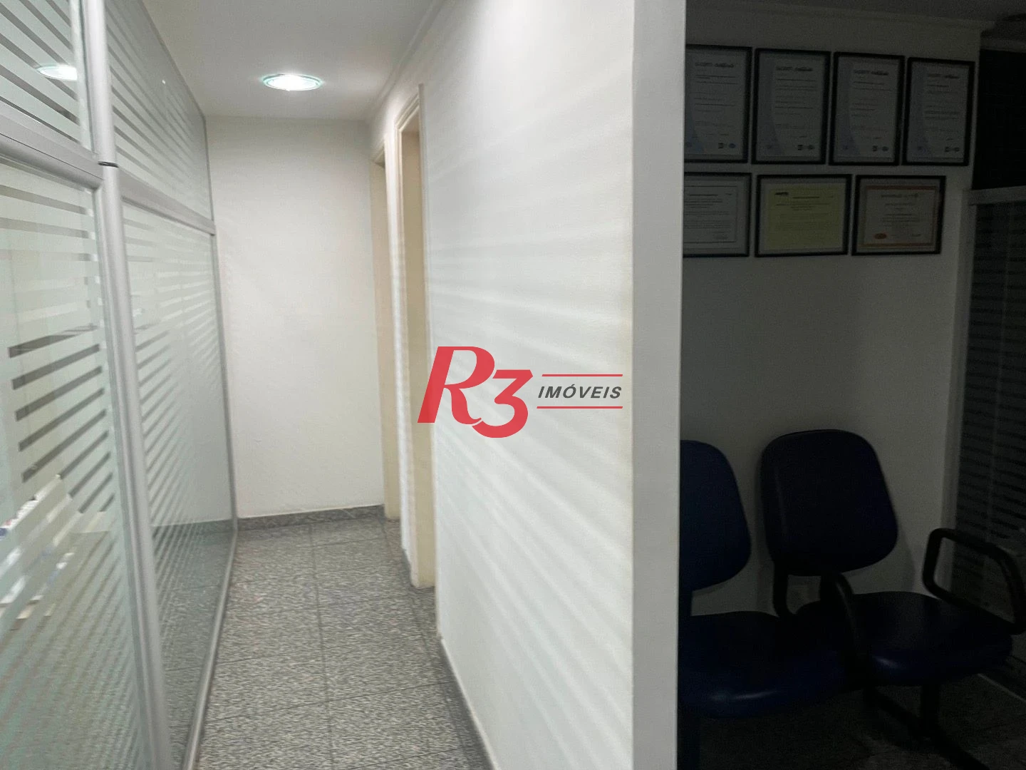 Sala para alugar, 190 m² por R$ 6.400,00/mês - Centro - Santos/SP