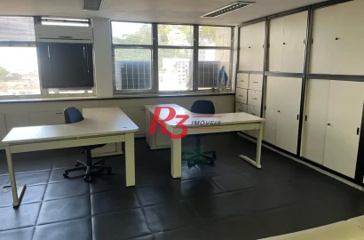 Sala para alugar, 120 m² por R$ 6.000,00/mês - Centro - Santos/SP