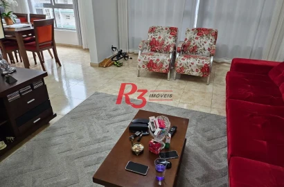 Apartamento à venda, 137 m² por R$ 900.000,00 - Boqueirão - Santos/SP