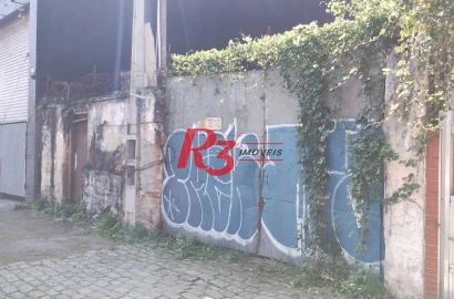 Terreno para alugar, 420 m² por R$ 10.000,01/mês - Vila Mathias - Santos/SP