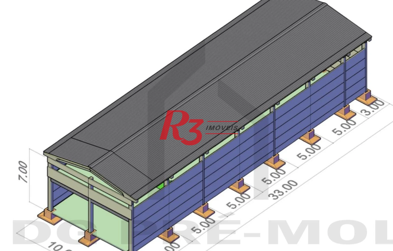 Terreno para alugar, 420 m² por R$ 10.000,01/mês - Vila Mathias - Santos/SP