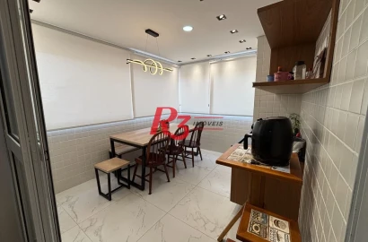 Apartamento com 3 dormitórios à venda, 81 m² por R$ 1.170.000,00 - Boqueirão - Santos/SP