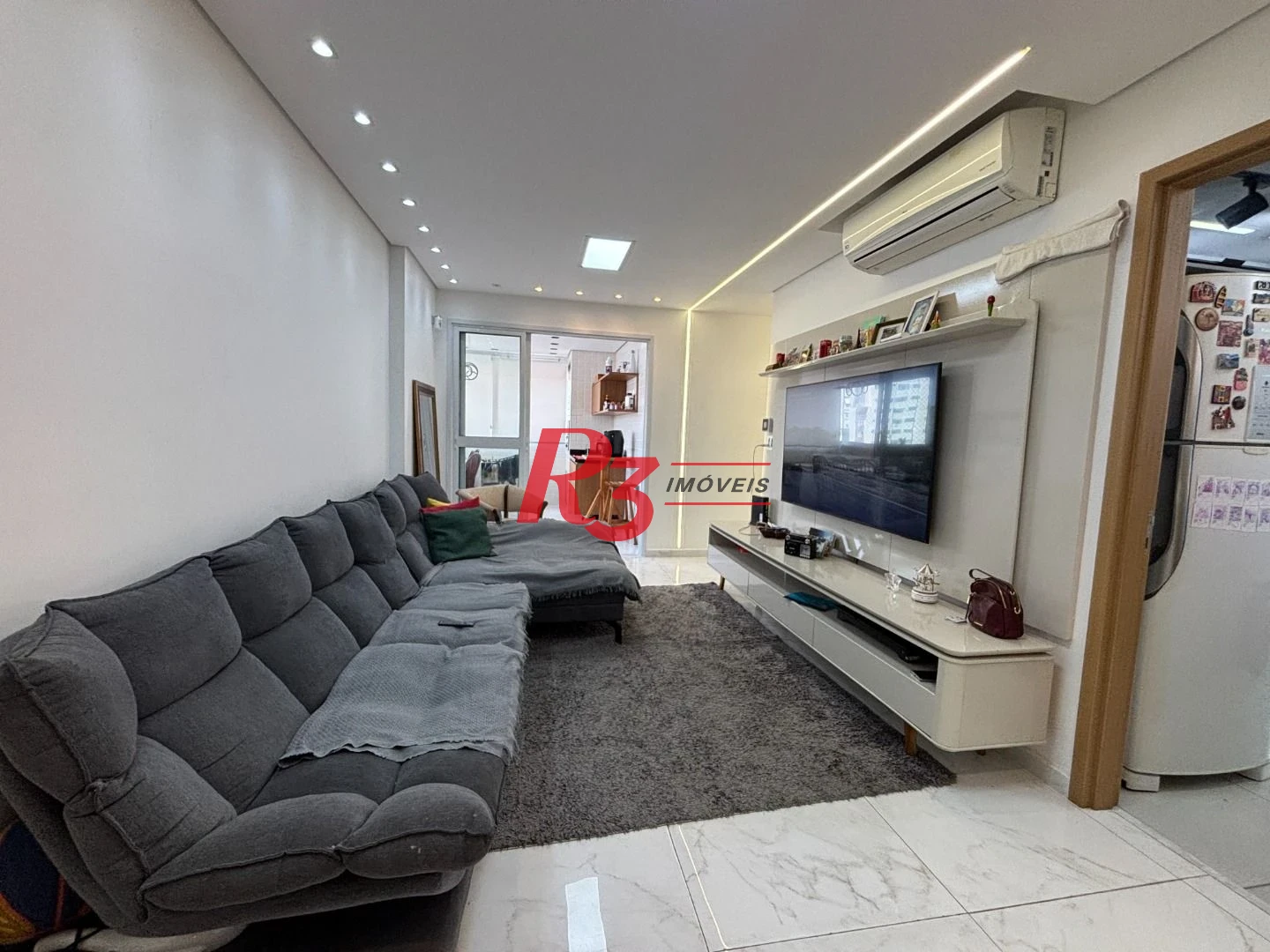 Apartamento com 3 dormitórios à venda, 81 m² por R$ 1.170.000,00 - Boqueirão - Santos/SP