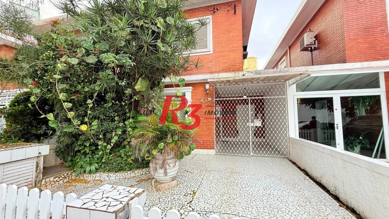 Casa com 3 dormitórios à venda, 176 m² por R$ 1.600.000,00 - Ponta da Praia - Santos/SP