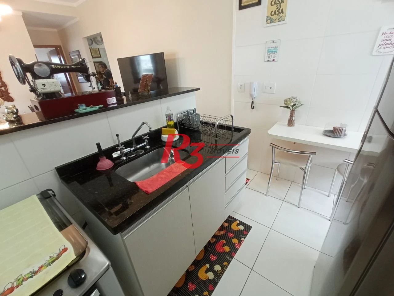 Apartamento com 1 dormitório, 58 m² - venda por R$ 650.000,00 ou aluguel por R$ 4.835,00/mês - Macuco - Santos/SP