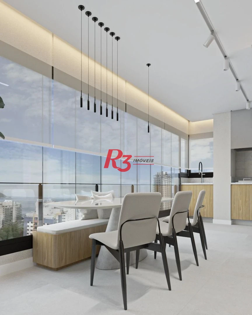 Apartamento à venda, 107 m² por R$ 1.520.000,00 - Boqueirão - Santos/SP