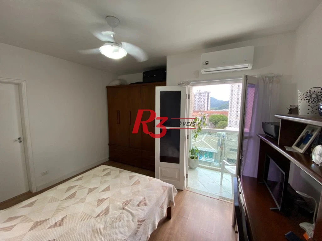 Apartamento com 3 dormitórios à venda, 150 m² por R$ 980.000,00 - Ponta da Praia - Santos/SP