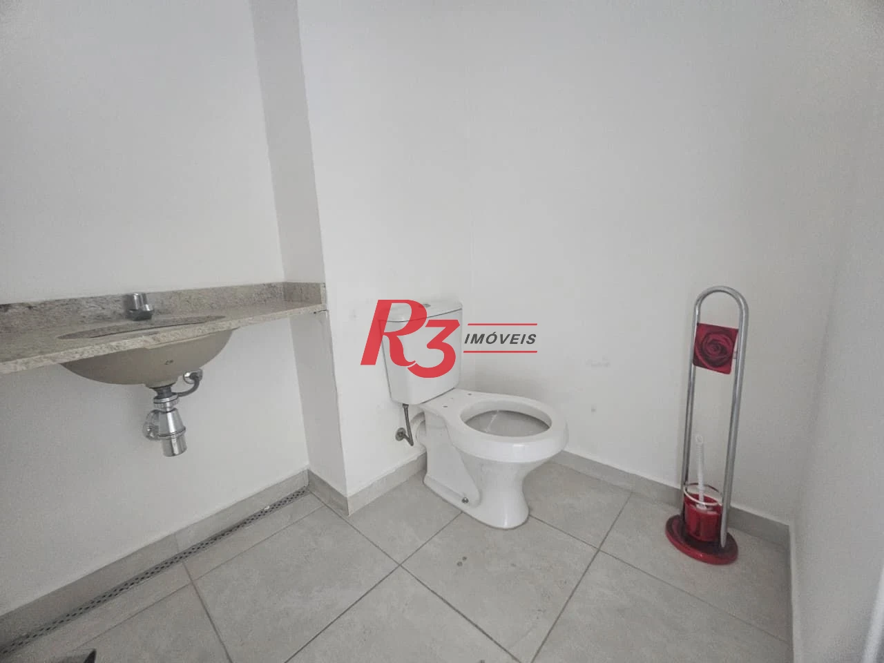 Sala para alugar, 77 m² por R$ 3.300,00/mês - Valongo - Santos/SP