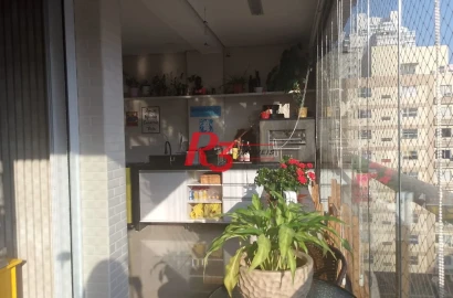 Apartamento à venda, 128 m² por R$ 1.890.000,00 - Embaré - Santos/SP