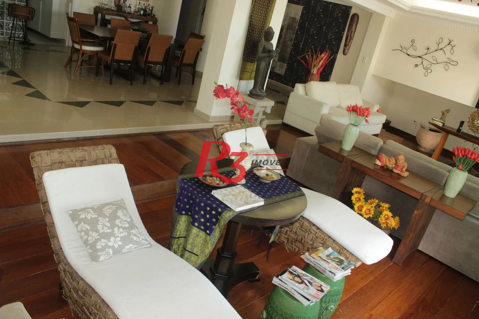 Apartamento Garden com 4 dormitórios à venda, 412 m² por R$ 1.800.000,00 - Morro do Maluf - Guarujá/SP