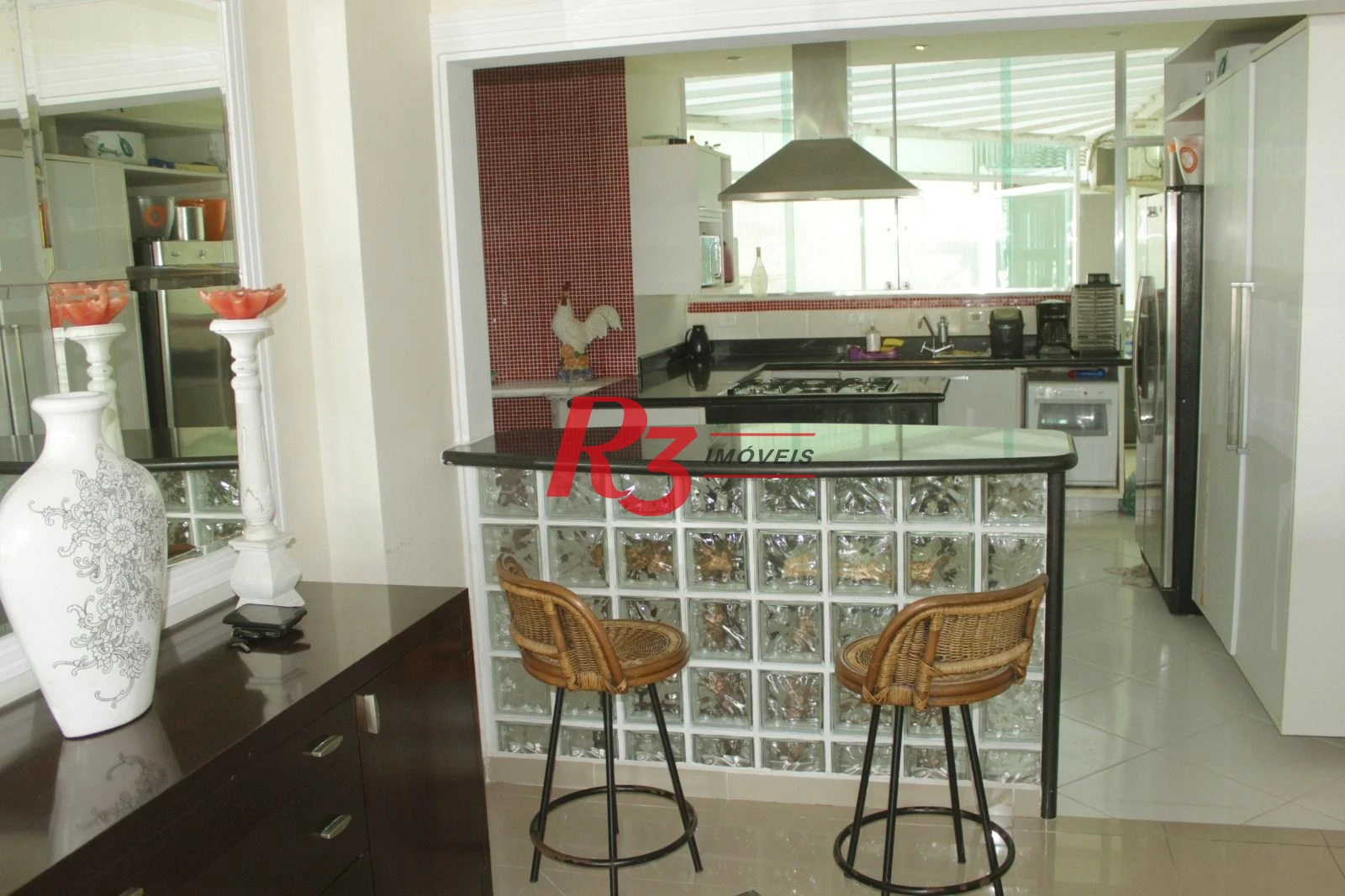Apartamento Garden com 4 dormitórios à venda, 412 m² por R$ 1.800.000,00 - Morro do Maluf - Guarujá/SP