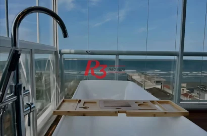 Apartamento com 1 dormitório à venda, 52 m² por R$ 1.200.000,00 - Gonzaga - Santos/SP