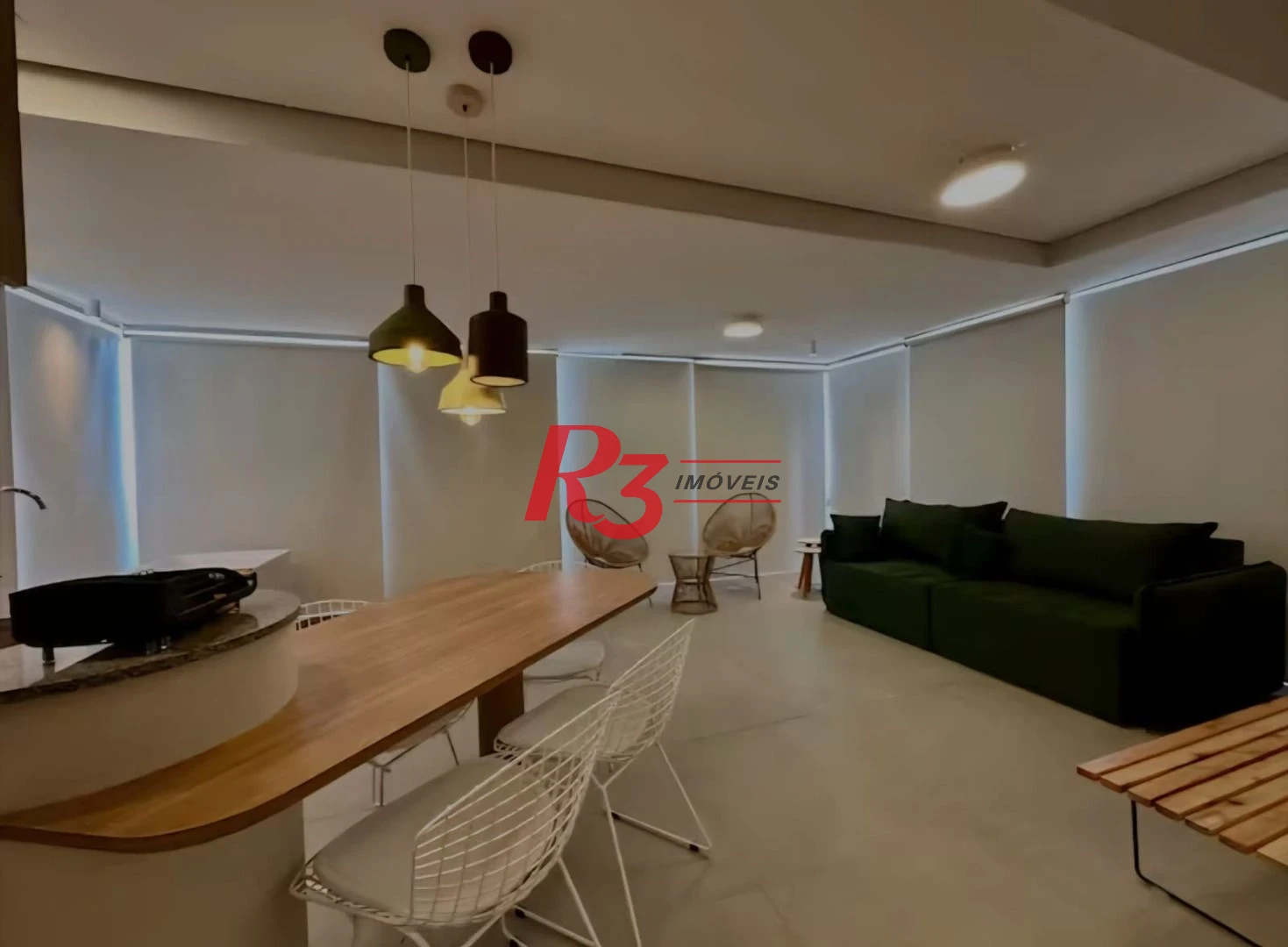 Apartamento com 1 dormitório à venda, 52 m² por R$ 1.200.000,00 - Gonzaga - Santos/SP