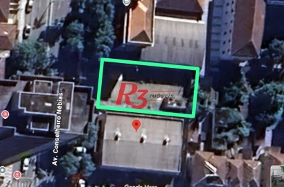 Terreno à venda, 589 m² por R$ 3.650.000,00 - Encruzilhada - Santos/SP