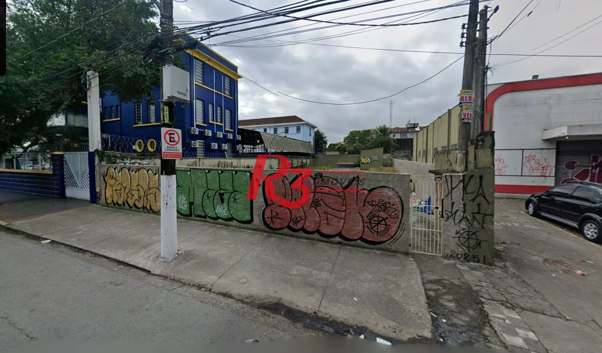 Terreno à venda, 589 m² por R$ 3.650.000,00 - Encruzilhada - Santos/SP