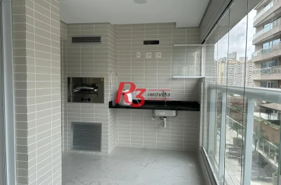 Apartamento à venda, 100 m² por R$ 1.727.000,00 - Gonzaga - Santos/SP