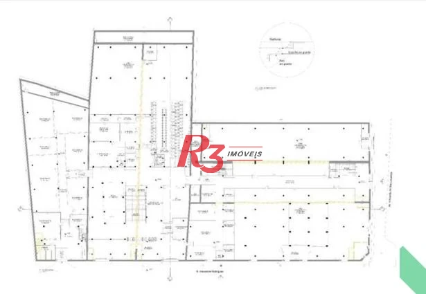 Galpão, 7911 m² - venda por R$ 29.000.000,00 ou aluguel por R$ 141.075,88/mês - Centro - Santos/SP