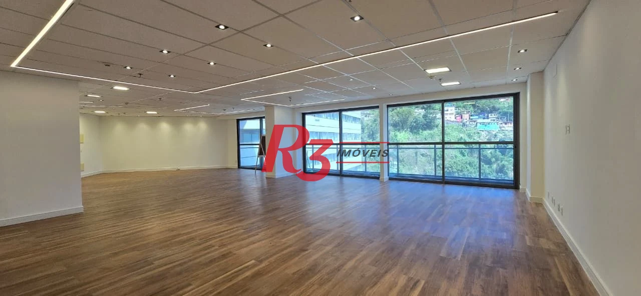 Sala para alugar, 150 m² por R$ 9.000,00/mês - Valongo - Santos/SP