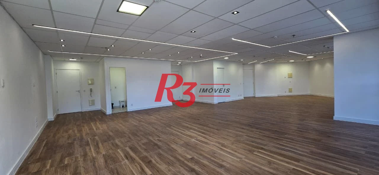 Sala para alugar, 150 m² por R$ 9.000,00/mês - Valongo - Santos/SP