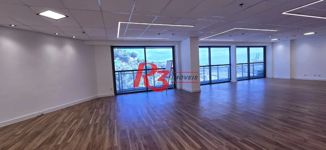 Sala para alugar, 150 m² por R$ 9.000,00/mês - Valongo - Santos/SP