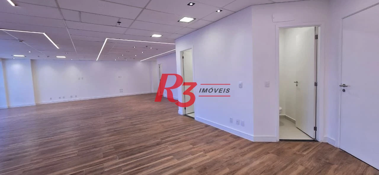 Sala para alugar, 150 m² por R$ 9.000,00/mês - Valongo - Santos/SP