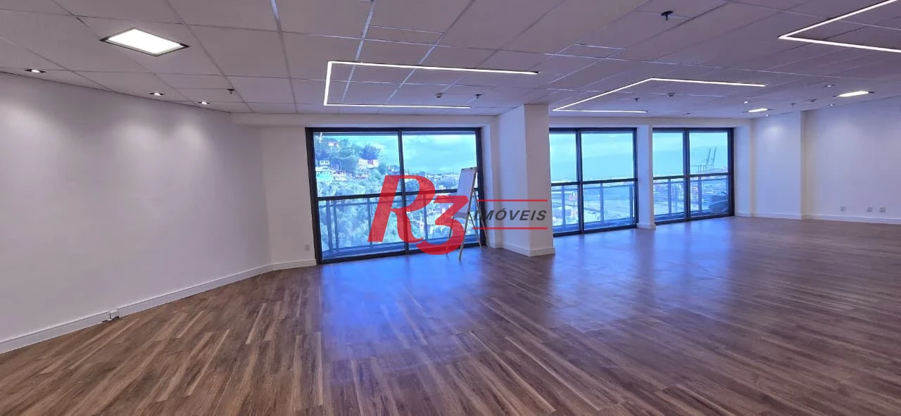 Sala para alugar, 150 m² por R$ 9.000,00/mês - Valongo - Santos/SP