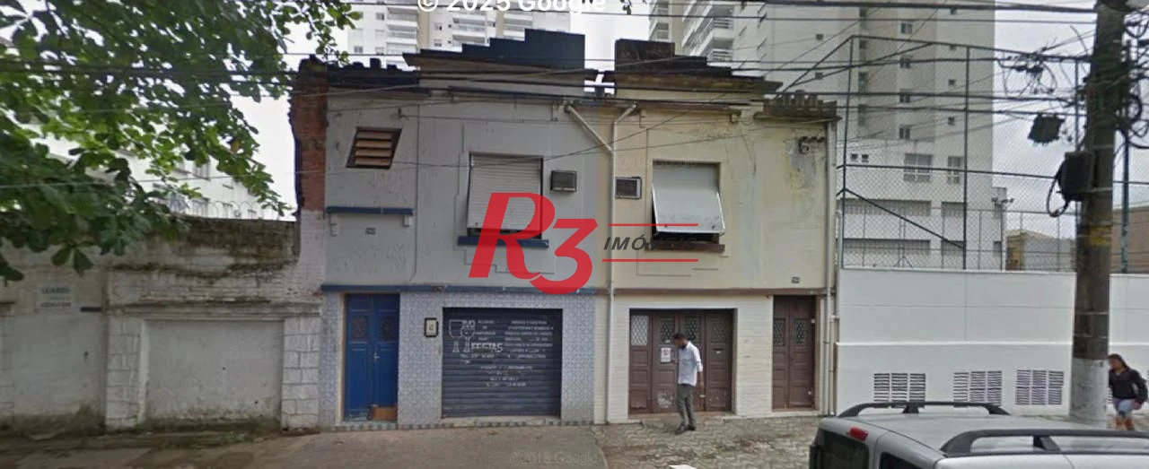 Terreno à venda, 200 m² por R$ 540.000,00 - Vila Mathias - Santos/SP