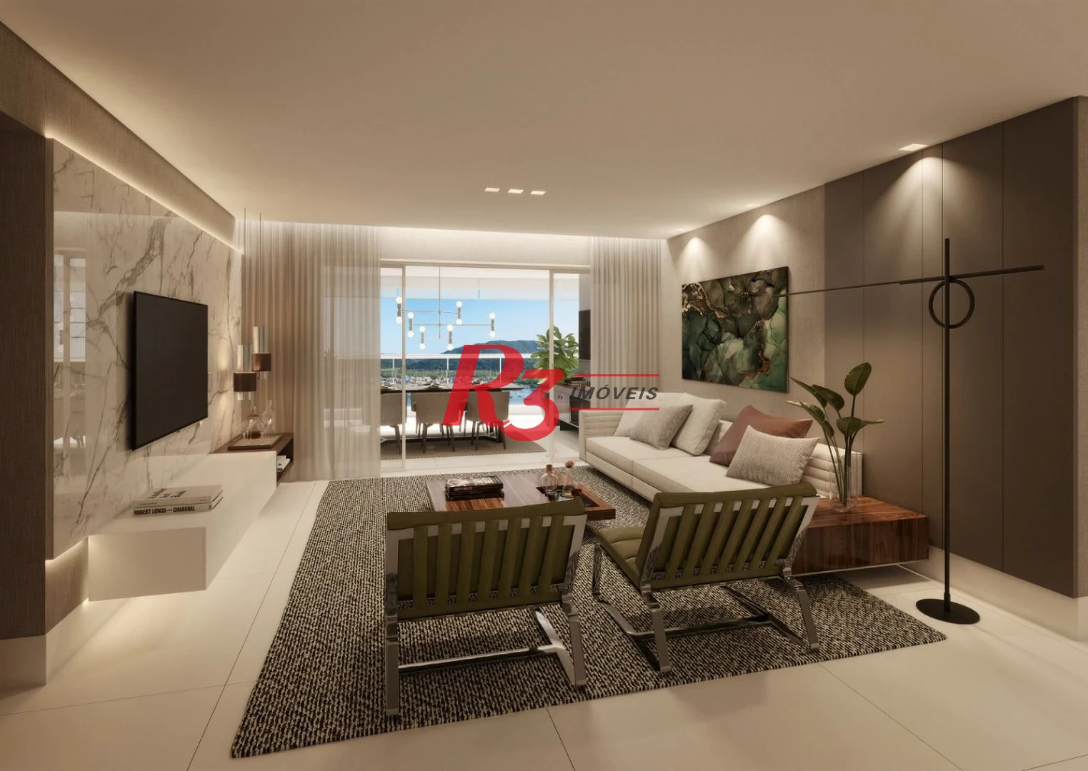 Apartamento à venda, 163 m² por R$ 2.900.000,00 - Ponta da Praia - Santos/SP