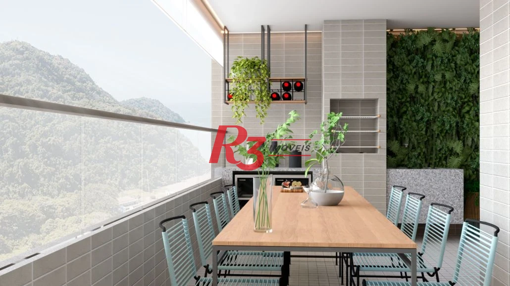 Apartamento com 2 dormitórios à venda, 92 m² por R$ 900.000,00 - Canto do Forte - Praia Grande/SP
