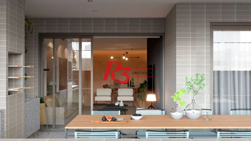Apartamento com 2 dormitórios à venda, 92 m² por R$ 900.000,00 - Canto do Forte - Praia Grande/SP