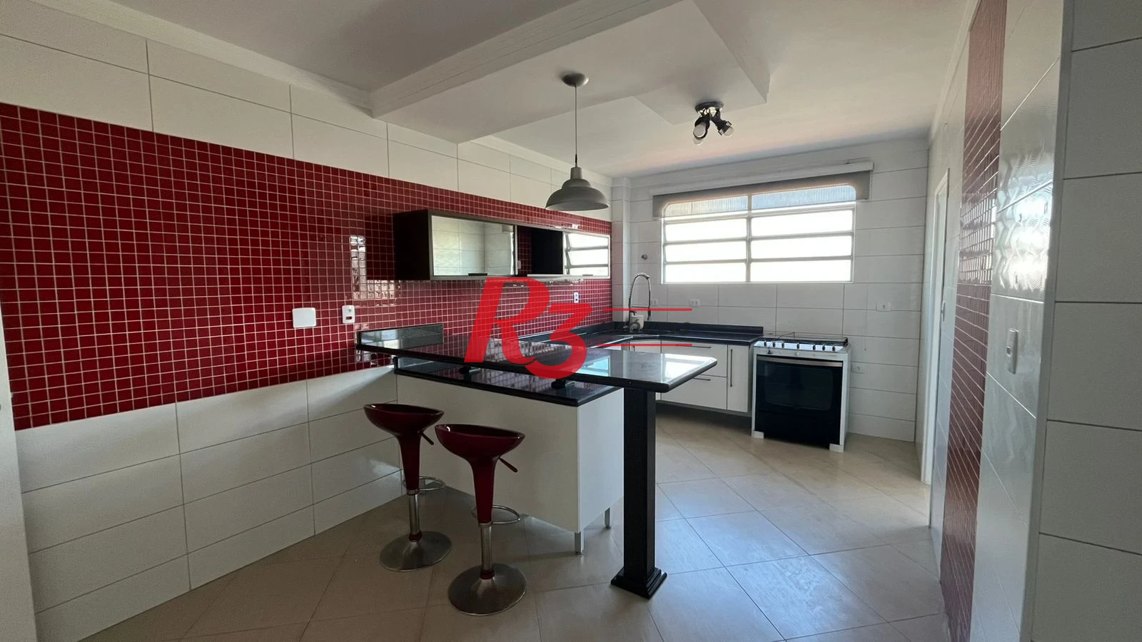 Apartamento com 2 dormitórios para alugar, 120 m² por R$ 5.700,00/mês - Gonzaga - Santos/SP