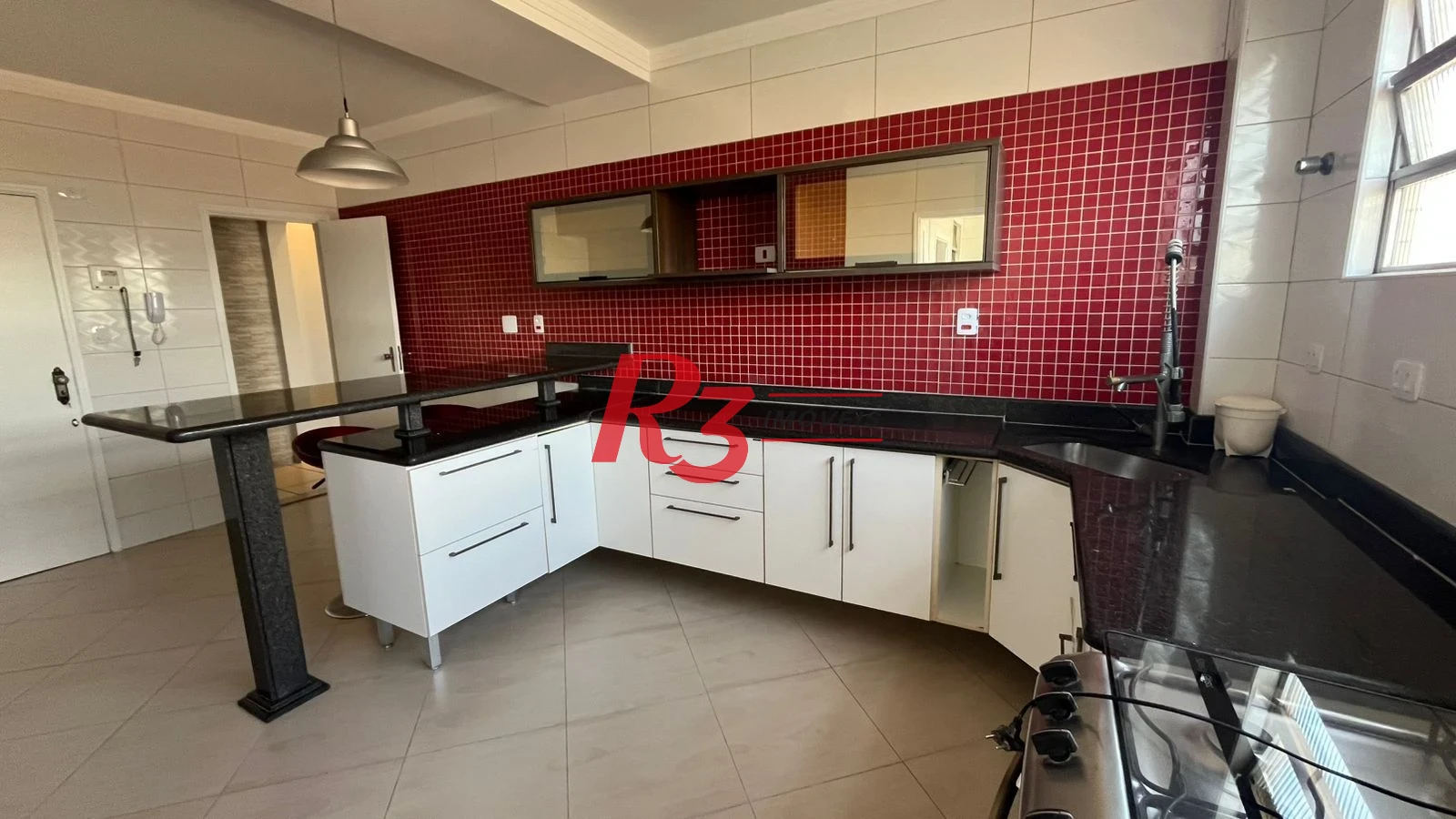 Apartamento com 2 dormitórios para alugar, 120 m² por R$ 5.700,00/mês - Gonzaga - Santos/SP