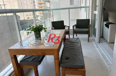 Apartamento à venda, 100 m² por R$ 1.970.000,00 - Gonzaga - Santos/SP