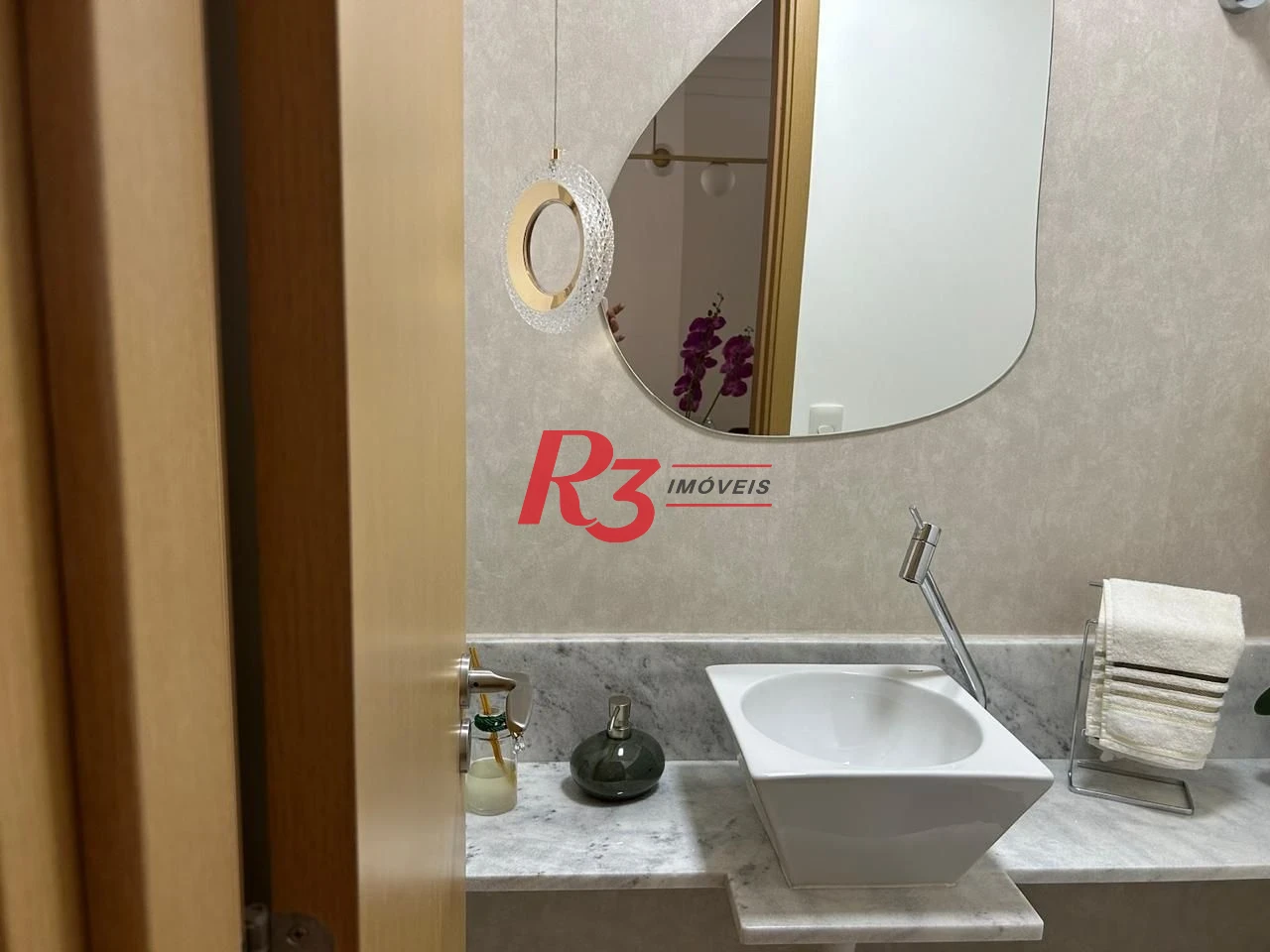 Apartamento à venda, 100 m² por R$ 1.970.000,00 - Gonzaga - Santos/SP